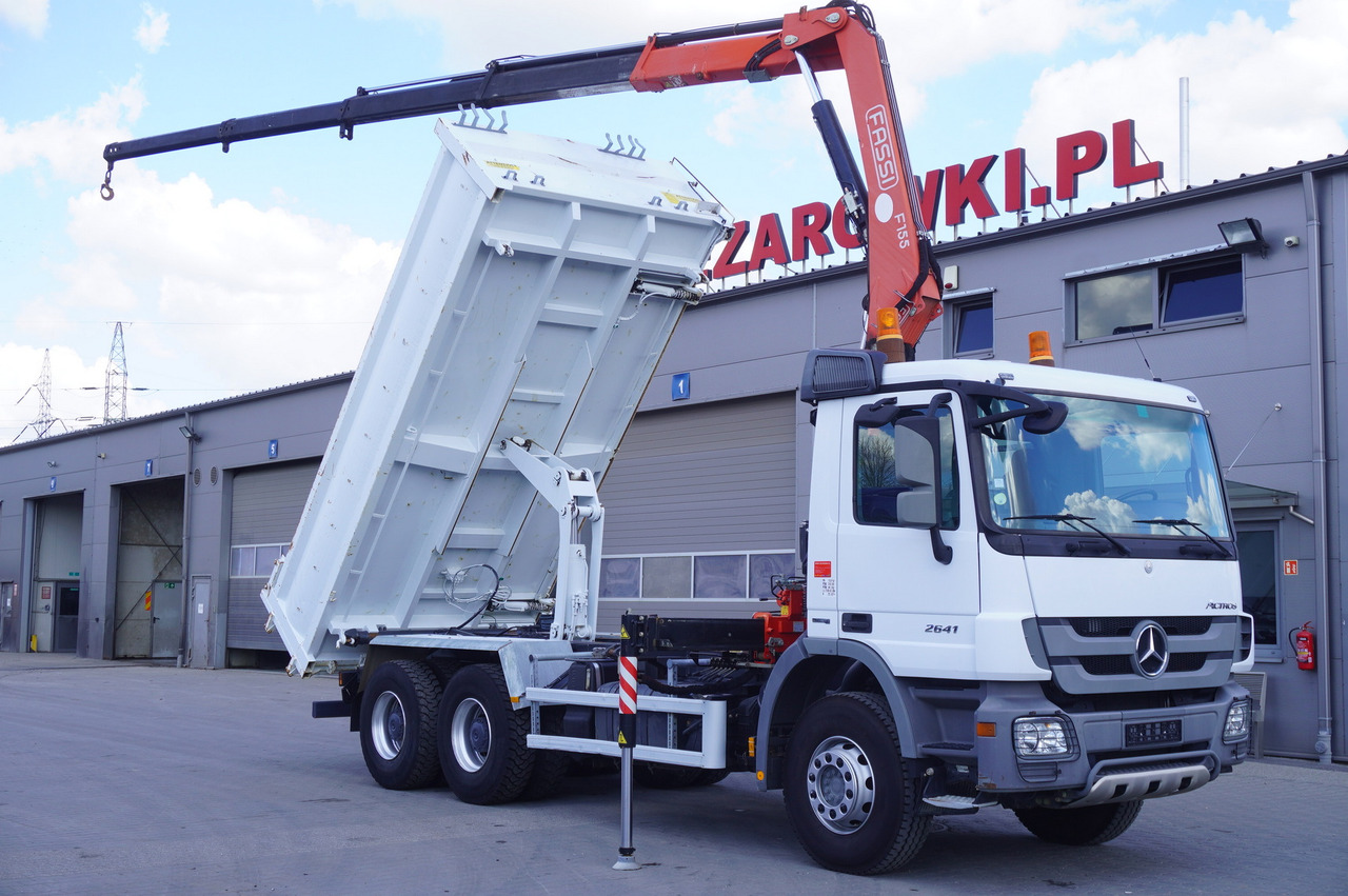 MERCEDES-BENZ Actros 2641 6×4 E5 / Crane / Dumper / 110000 km! - شاحنات مسطحة, شاحنة كرين: صور 1 MERCEDES-BENZ Actros 2641 6×4 E5 / Crane / Dumper / 110000 km! - شاحنات مسطحة, شاحنة كرين: صور 1