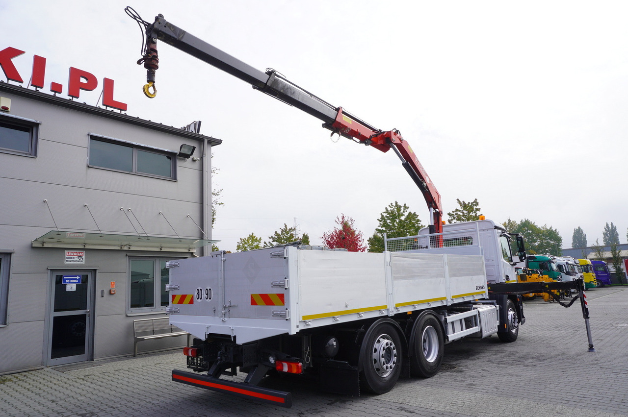 MERCEDES-BENZ Antos 2540 / Flatbed 15 EPAL / Fassi F165 / 6.1 t / 8 m reach / remote control / rotator / 1600 MTH / steered axle - شاحنة كرين: صور 3 MERCEDES-BENZ Antos 2540 / Flatbed 15 EPAL / Fassi F165 / 6.1 t / 8 m reach / remote control / rotator / 1600 MTH / steered axle - شاحنة كرين: صور 3
