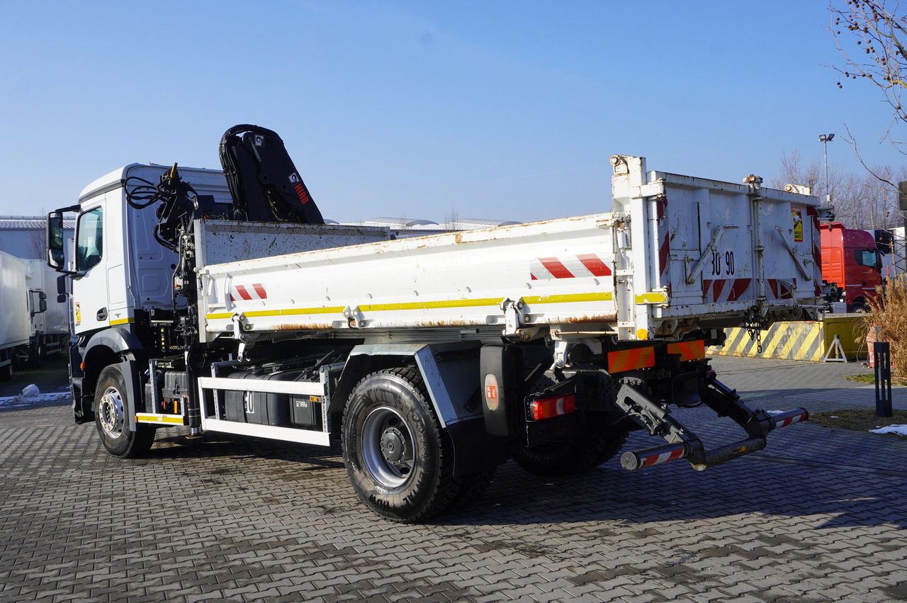 MERCEDES-BENZ Arocs 1833 / 87,000 km!!! / Hds HIAB X-DUO 128 B-2 / three-sided tipper - شاحنات مسطحة, شاحنة كرين: صور 5 MERCEDES-BENZ Arocs 1833 / 87,000 km!!! / Hds HIAB X-DUO 128 B-2 / three-sided tipper - شاحنات مسطحة, شاحنة كرين: صور 5