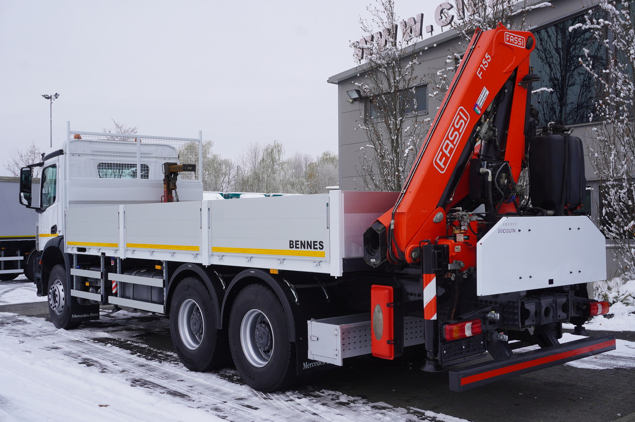 MERCEDES-BENZ Arocs 2633 flatbed truck / Crane FASSI F155A.0.23 / REMOTE CONTROL / 230,000 km - شاحنة كرين: صور 3 MERCEDES-BENZ Arocs 2633 flatbed truck / Crane FASSI F155A.0.23 / REMOTE CONTROL / 230,000 km - شاحنة كرين: صور 3