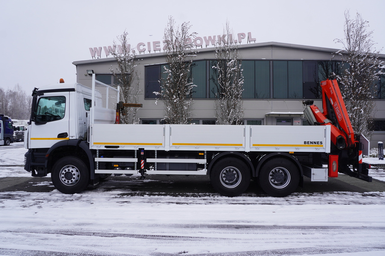 MERCEDES-BENZ Arocs 2633 flatbed truck / Crane FASSI F155A.0.23 / REMOTE CONTROL / 230,000 km - شاحنات مسطحة, شاحنة كرين: صور 2 MERCEDES-BENZ Arocs 2633 flatbed truck / Crane FASSI F155A.0.23 / REMOTE CONTROL / 230,000 km - شاحنات مسطحة, شاحنة كرين: صور 2