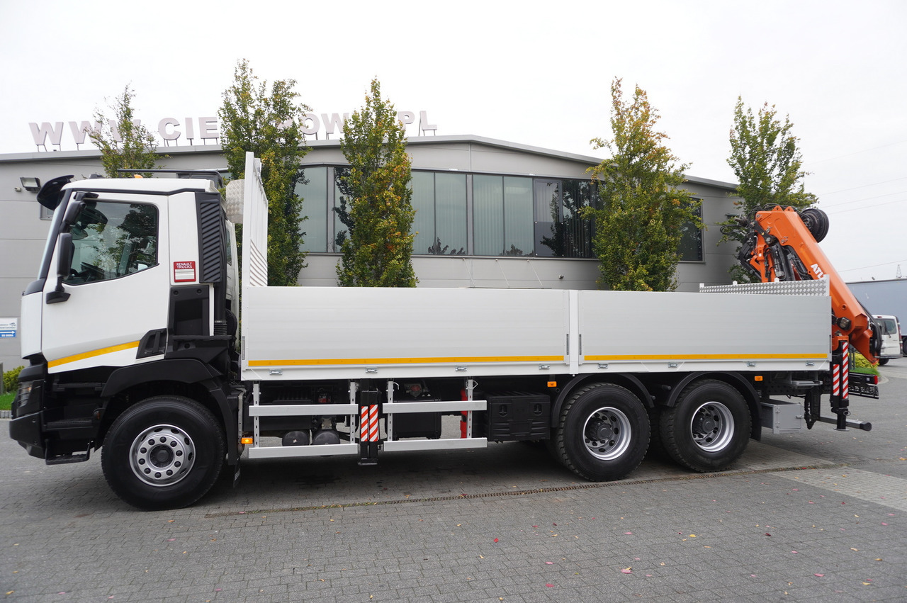 RENAULT C380 Comfort 6x4 / Atlas 172.3E crane / Range 12.3 m / capacity 6.1 t / Flatbed 17 EPAL - شاحنة كرين: صور 4 RENAULT C380 Comfort 6x4 / Atlas 172.3E crane / Range 12.3 m / capacity 6.1 t / Flatbed 17 EPAL - شاحنة كرين: صور 4
