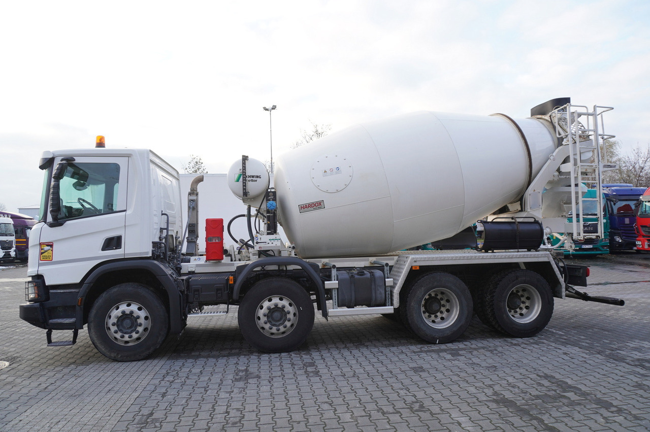 SCANIA P410 XT 8x4 / 80 tho. km!!! / SCHWING-STATTER AM 9 FHC 9 m3 concrete mixer - شاحنة خلاطة خرسانة: صور 3 SCANIA P410 XT 8x4 / 80 tho. km!!! / SCHWING-STATTER AM 9 FHC 9 m3 concrete mixer - شاحنة خلاطة خرسانة: صور 3