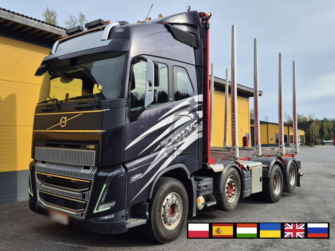 VOLVO FH 750 8x4 / 2 lifted axles / timber truck - الشاسيه شاحنة: صور 1 VOLVO FH 750 8x4 / 2 lifted axles / timber truck - الشاسيه شاحنة: صور 1