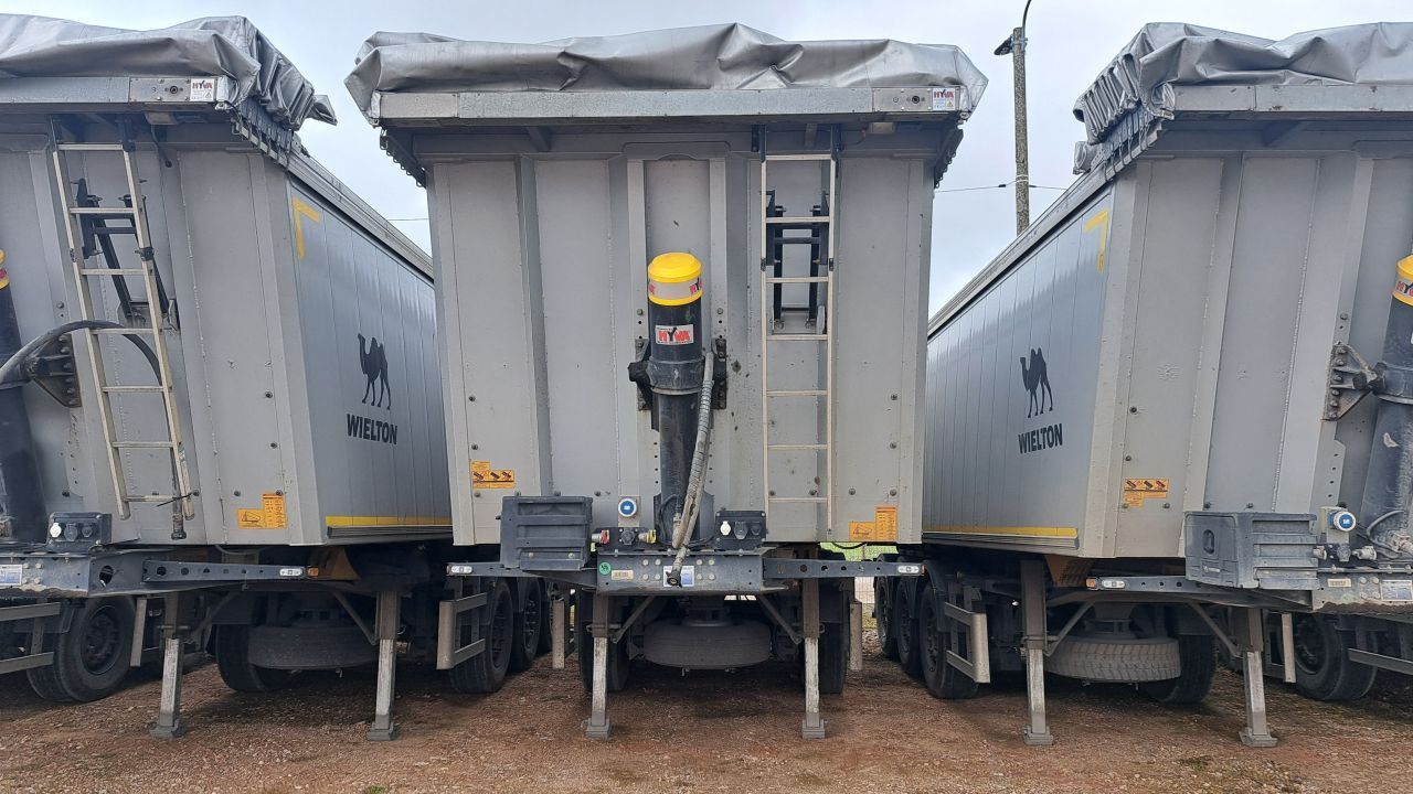 WIELTON NW-3 / weight 6.2 t / capacity 38m3 / Electrically folded roof / Teflon / 20 units, 2022 - قلابة نصف مقطورة: صور 3 WIELTON NW-3 / weight 6.2 t / capacity 38m3 / Electrically folded roof / Teflon / 20 units, 2022 - قلابة نصف مقطورة: صور 3