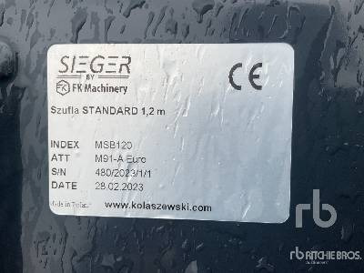 SIEGER MSB 1200 MM (Unused) - بكت: صور 5 SIEGER MSB 1200 MM (Unused) - بكت: صور 5