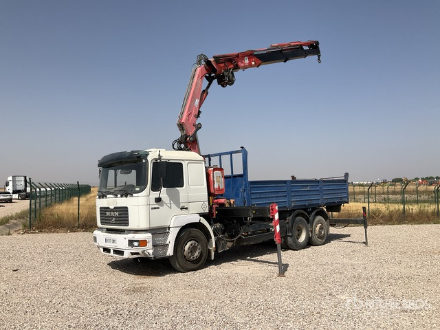 1999 MAN 26.414 FNLL Fassi F260XP Articulated Boom o ... Dump Truck with Crane - قلابات, شاحنة كرين: صور 2 1999 MAN 26.414 FNLL Fassi F260XP Articulated Boom o ... Dump Truck with Crane - قلابات, شاحنة كرين: صور 2
