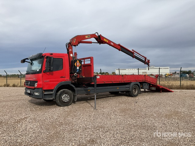 2007 Mercedes-Benz Atego 1524 2007 Toimil 120 3S 4330 kg on 4x2 Flatbed Truck with Crane - شاحنات مسطحة, شاحنة كرين: صور 1 2007 Mercedes-Benz Atego 1524 2007 Toimil 120 3S 4330 kg on 4x2 Flatbed Truck with Crane - شاحنات مسطحة, شاحنة كرين: صور 1