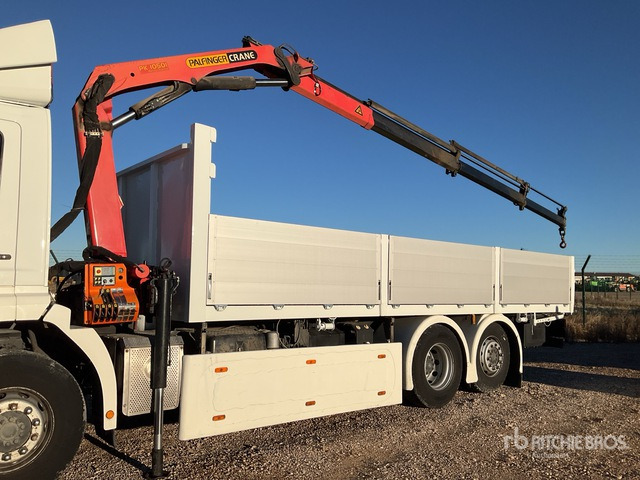 2008 Mercedes-Benz 2533L 2007 Palfinger PK10501 Articula ... Flatbed Truck with Crane - شاحنات مسطحة, شاحنة كرين: صور 4 2008 Mercedes-Benz 2533L 2007 Palfinger PK10501 Articula ... Flatbed Truck with Crane - شاحنات مسطحة, شاحنة كرين: صور 4