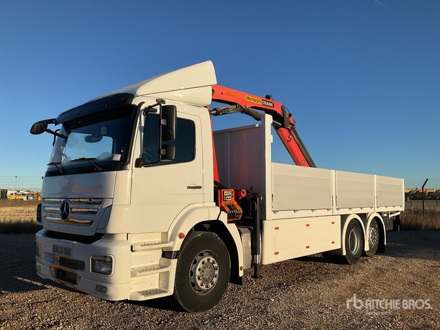 2008 Mercedes-Benz 2533L 2007 Palfinger PK10501 Articula ... Flatbed Truck with Crane - شاحنات مسطحة, شاحنة كرين: صور 1 2008 Mercedes-Benz 2533L 2007 Palfinger PK10501 Articula ... Flatbed Truck with Crane - شاحنات مسطحة, شاحنة كرين: صور 1
