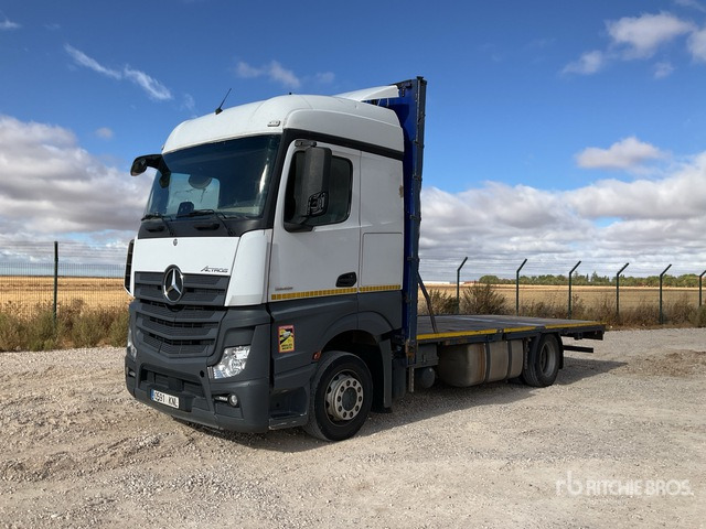 2018 Mercedes-Benz Actros 1846L 4x2 Flatbed Truck - شاحنات مسطحة: صور 2 2018 Mercedes-Benz Actros 1846L 4x2 Flatbed Truck - شاحنات مسطحة: صور 2