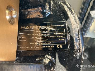 HAENER HEB 3500-A (Unused) - الحفر اوجير: صور 5 HAENER HEB 3500-A (Unused) - الحفر اوجير: صور 5