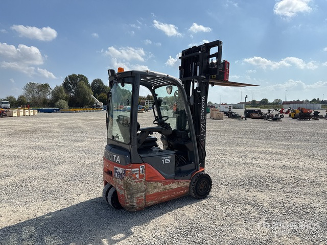 2017 Toyota 8FBET15 1500 kg Electric Forklift - رافعة شوكية كهربائية: صور 4 2017 Toyota 8FBET15 1500 kg Electric Forklift - رافعة شوكية كهربائية: صور 4