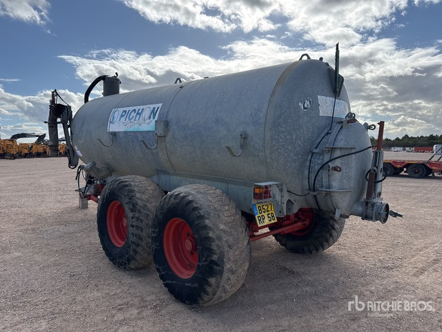 1996 Pichon TCI10 Liquid T/A Tonne A Lisier 2 Essieux Liquid Manure Spreader - صهريج السماد السائل: صور 3 1996 Pichon TCI10 Liquid T/A Tonne A Lisier 2 Essieux Liquid Manure Spreader - صهريج السماد السائل: صور 3