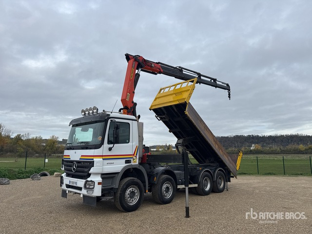 2006 Mercedes-Benz Actros 4154 2006 Palfinger PK27002 8500 kg ... Dump Truck with Crane - قلابات: صور 1 2006 Mercedes-Benz Actros 4154 2006 Palfinger PK27002 8500 kg ... Dump Truck with Crane - قلابات: صور 1