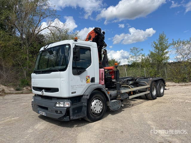 2006 Renault Premium 320DdCi 6x2 Camion Ampliroll Avec Grue ... Roll-Off Truck - شاحنة ذات الخطاف: صور 1 2006 Renault Premium 320DdCi 6x2 Camion Ampliroll Avec Grue ... Roll-Off Truck - شاحنة ذات الخطاف: صور 1