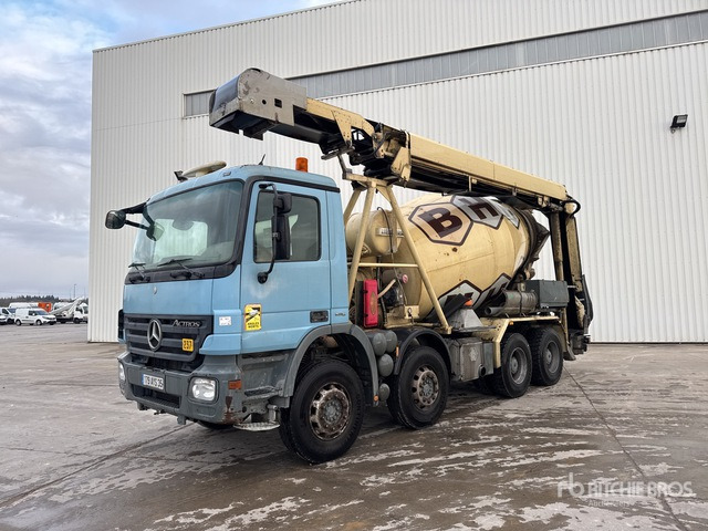 2007 Mercedes-Benz Actros 8x4 Camion Malaxeur 8x4 Mixer Truck - شاحنة خلاطة خرسانة: صور 1 2007 Mercedes-Benz Actros 8x4 Camion Malaxeur 8x4 Mixer Truck - شاحنة خلاطة خرسانة: صور 1