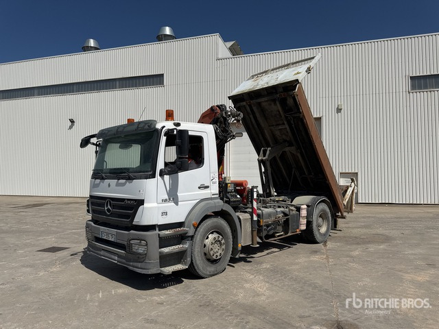 2008 Mercedes Axor 1833 2008 Palfinger PK15500 6100 kg ... Dump Truck with Crane - قلابات, شاحنة كرين: صور 4 2008 Mercedes Axor 1833 2008 Palfinger PK15500 6100 kg ... Dump Truck with Crane - قلابات, شاحنة كرين: صور 4
