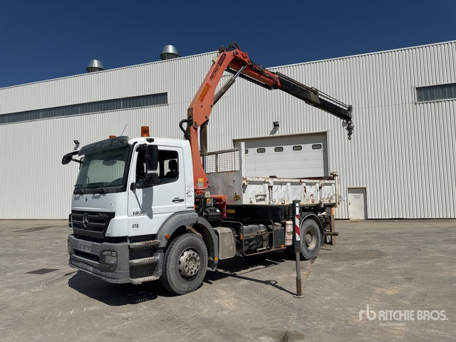 2008 Mercedes Axor 1833 2008 Palfinger PK15500 6100 kg ... Dump Truck with Crane - قلابات, شاحنة كرين: صور 3 2008 Mercedes Axor 1833 2008 Palfinger PK15500 6100 kg ... Dump Truck with Crane - قلابات, شاحنة كرين: صور 3