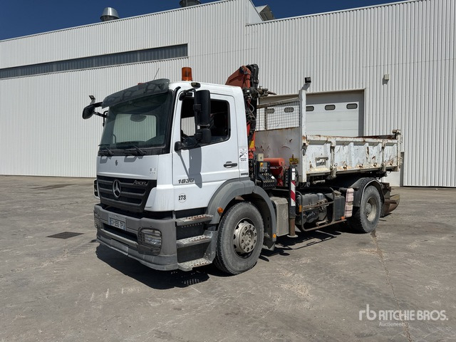 2008 Mercedes Axor 1833 2008 Palfinger PK15500 6100 kg ... Dump Truck with Crane - قلابات, شاحنة كرين: صور 2 2008 Mercedes Axor 1833 2008 Palfinger PK15500 6100 kg ... Dump Truck with Crane - قلابات, شاحنة كرين: صور 2