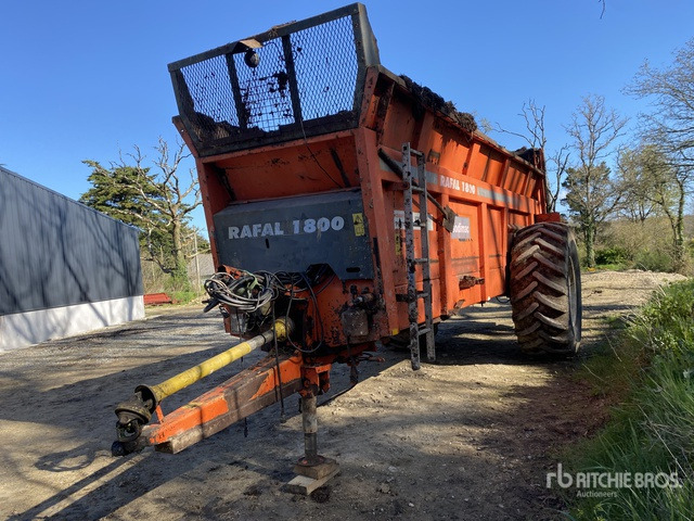 2008 Sodimac Rafal 1800 S/A Epandeur A Fumier 1 Essieu Manure Spreader - نثر السماد: صور 2 2008 Sodimac Rafal 1800 S/A Epandeur A Fumier 1 Essieu Manure Spreader - نثر السماد: صور 2