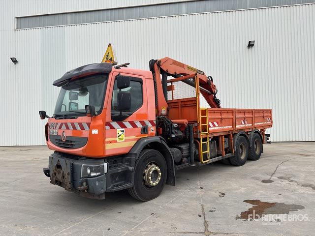 2009 Renault Premium 2008 Palfinger PK15500 5750 kg ... Flatbed Truck with Crane - أخرى: صور 1 2009 Renault Premium 2008 Palfinger PK15500 5750 kg ... Flatbed Truck with Crane - أخرى: صور 1