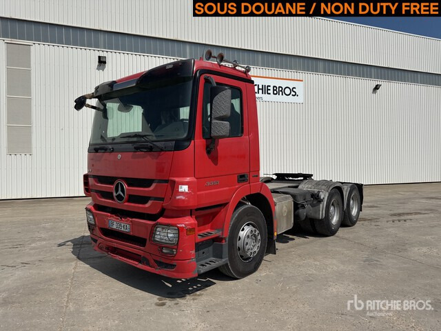 2010 Mercedes-Benz Actros 3351 V8 6x4 Tracteur Routier T/A Day Cab Truck Tractor - شاحنة جرار: صور 1 2010 Mercedes-Benz Actros 3351 V8 6x4 Tracteur Routier T/A Day Cab Truck Tractor - شاحنة جرار: صور 1