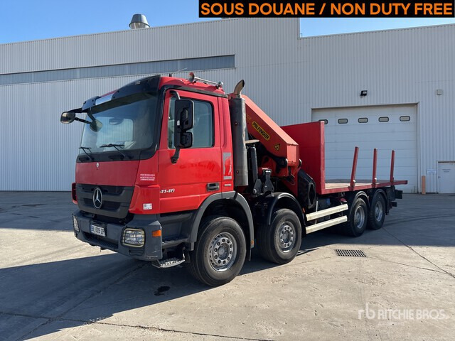 2010 Mercedes-Benz Actros 4146 2005 Palfinger PK56002 17420 kg ... Flatbed Truck with Crane - شاحنات مسطحة, شاحنة كرين: صور 1 2010 Mercedes-Benz Actros 4146 2005 Palfinger PK56002 17420 kg ... Flatbed Truck with Crane - شاحنات مسطحة, شاحنة كرين: صور 1