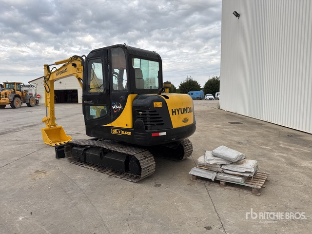2013 Hyundai R55-7 Pelle Sur Chenilles Tracked Excavator - حفارات زحافة: صور 3 2013 Hyundai R55-7 Pelle Sur Chenilles Tracked Excavator - حفارات زحافة: صور 3