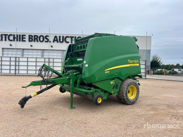 2017 John Deere 990 Presse A Balles Rondes 1 Essieu S/A Round Baler - مكبس القش الدائري: صور 1 2017 John Deere 990 Presse A Balles Rondes 1 Essieu S/A Round Baler - مكبس القش الدائري: صور 1