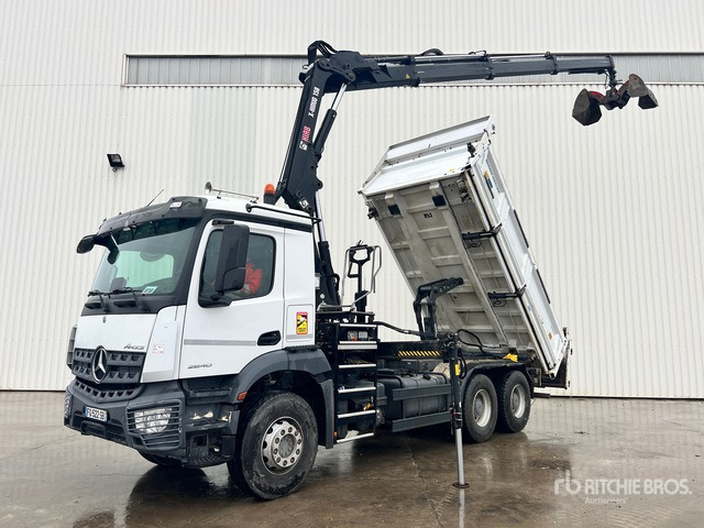 2020 Mercedes-Benz Arocs 2640 2019 Hiab BL158HD01417 5000 kg ... Dump Truck with Crane - قلابات: صور 2 2020 Mercedes-Benz Arocs 2640 2019 Hiab BL158HD01417 5000 kg ... Dump Truck with Crane - قلابات: صور 2