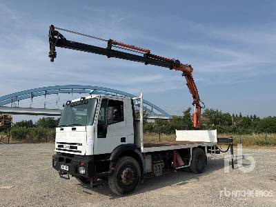 شاحنات مسطحة, شاحنة كرين IVECO CURSOR 2003 atlas 125.2 A3 5400 kg on ...: صور 42