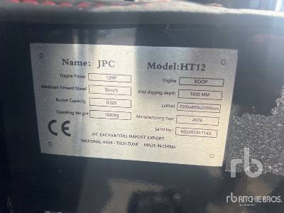 JPC HT12 Mini Pelle (Non Utilise) (Unused) - حفارة مصغرة: صور 5 JPC HT12 Mini Pelle (Non Utilise) (Unused) - حفارة مصغرة: صور 5