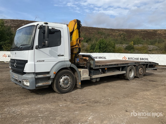 2005 Mercedes-Benz Axor 2528 2002 HMF 1063 K2 Knuckle Boom o ... Flatbed Truck with Crane - شاحنات مسطحة, شاحنة كرين: صور 1 2005 Mercedes-Benz Axor 2528 2002 HMF 1063 K2 Knuckle Boom o ... Flatbed Truck with Crane - شاحنات مسطحة, شاحنة كرين: صور 1