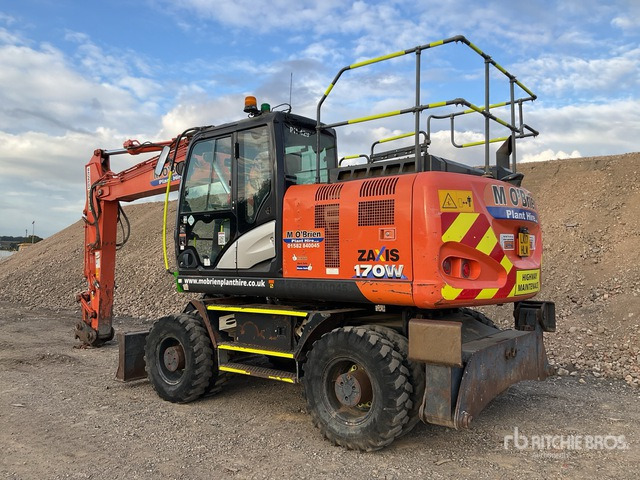 2017 Hitachi ZX170W-5 Highway Wheeled Excavator - حفارة على عجلات: صور 4 2017 Hitachi ZX170W-5 Highway Wheeled Excavator - حفارة على عجلات: صور 4