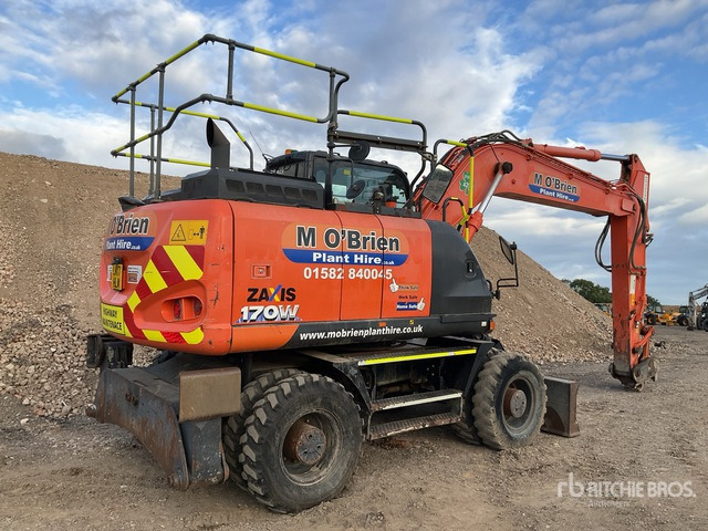 2017 Hitachi ZX170W-5 Highway Wheeled Excavator - حفارة على عجلات: صور 3 2017 Hitachi ZX170W-5 Highway Wheeled Excavator - حفارة على عجلات: صور 3