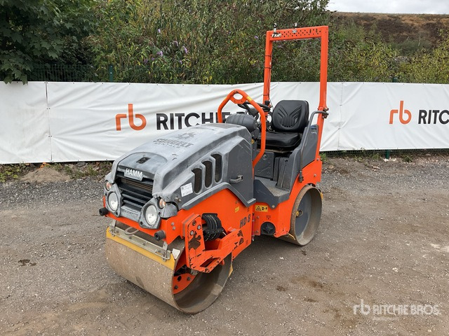 2018 Hamm HD8VV Double Drum Roller - مدحلة: صور 1 2018 Hamm HD8VV Double Drum Roller - مدحلة: صور 1