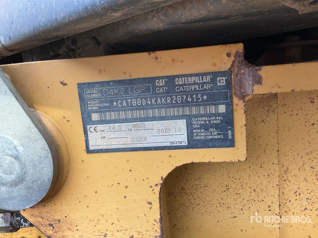 2019 Cat D4K2LGP Crawler Dozer - بلدوزر: صور 3 2019 Cat D4K2LGP Crawler Dozer - بلدوزر: صور 3