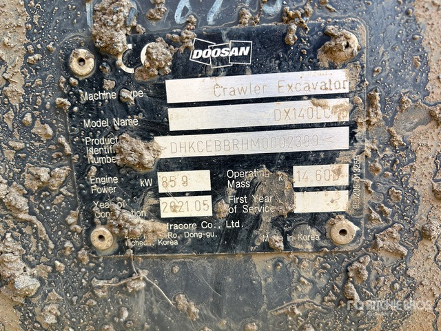 2021 Doosan DX140LC-5 Tracked Excavator - حفارات زحافة: صور 1 2021 Doosan DX140LC-5 Tracked Excavator - حفارات زحافة: صور 1
