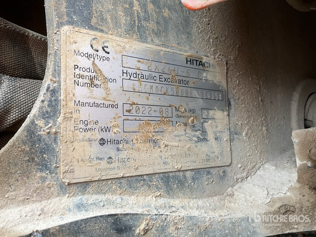 2022 Hitachi ZX26U-6 Mini Excavator: <6.6t - حفارة مصغرة: صور 2 2022 Hitachi ZX26U-6 Mini Excavator: <6.6t - حفارة مصغرة: صور 2