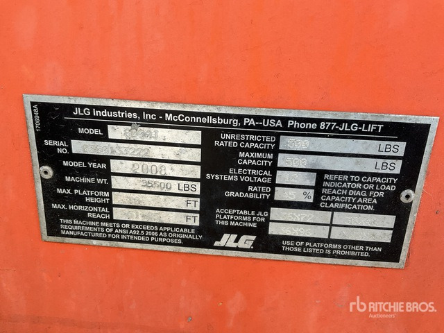 2008 JLG 800AJ 4WD Diesel Articulating Boom Lift - رافعات سلة مفصلية: صور 3 2008 JLG 800AJ 4WD Diesel Articulating Boom Lift - رافعات سلة مفصلية: صور 3