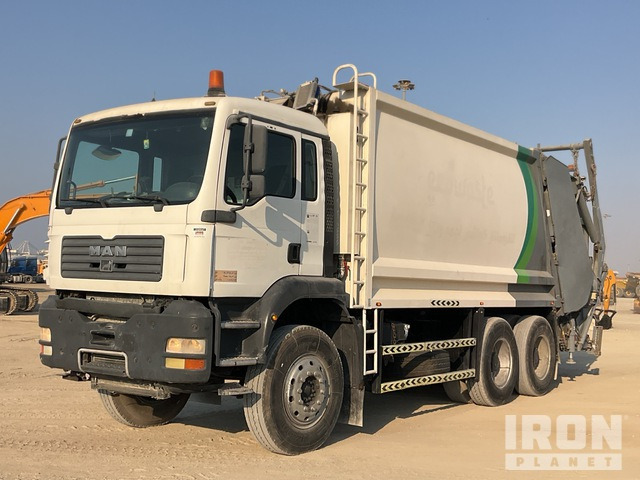 2008 MAN TGA33.360 6x4 Rear Loader Waste Collection Truck - شاحنة القمامة: صور 1 2008 MAN TGA33.360 6x4 Rear Loader Waste Collection Truck - شاحنة القمامة: صور 1