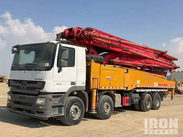 2019 Mercedes-Benz Actros 4141 2019 Sany SYM5443THB 56 m on 8x ... Concrete Pump Truck - مضخة خرسانة: صور 2 2019 Mercedes-Benz Actros 4141 2019 Sany SYM5443THB 56 m on 8x ... Concrete Pump Truck - مضخة خرسانة: صور 2