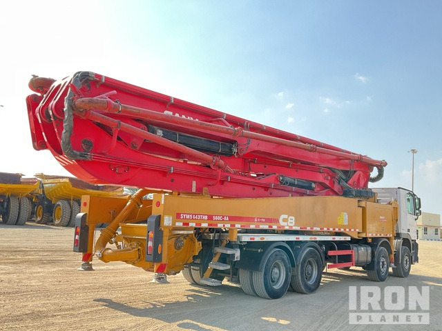 2019 Mercedes-Benz Actros 4141 2019 Sany SYM5443THB 56 m on 8x ... Concrete Pump Truck - مضخة خرسانة: صور 4 2019 Mercedes-Benz Actros 4141 2019 Sany SYM5443THB 56 m on 8x ... Concrete Pump Truck - مضخة خرسانة: صور 4