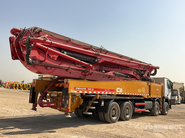 2019 Mercedes Benz Actros 4144 2019 Sany SYM5449THB 56 m on 8x ... Concrete Pump Truck - مضخة خرسانة: صور 3 2019 Mercedes Benz Actros 4144 2019 Sany SYM5449THB 56 m on 8x ... Concrete Pump Truck - مضخة خرسانة: صور 3