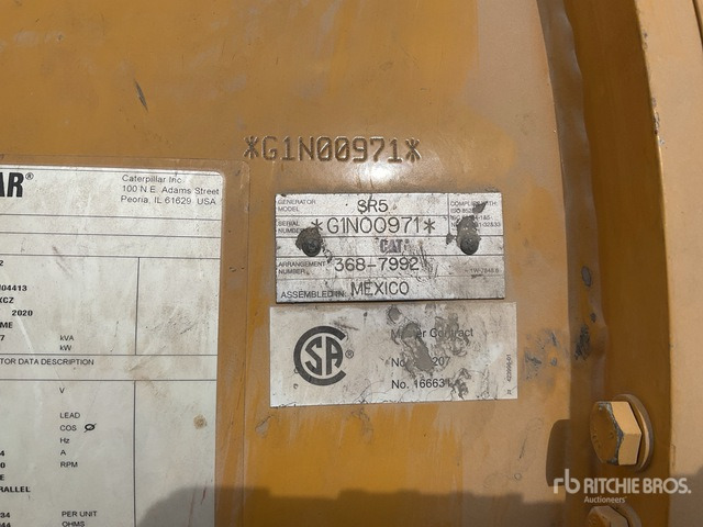 2020 Cat C32 1137 kVA Skid-Mounted (Inoperable) Generator Set - مجموعة المولدات: صور 5 2020 Cat C32 1137 kVA Skid-Mounted (Inoperable) Generator Set - مجموعة المولدات: صور 5