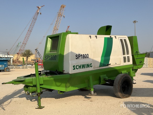 Schwing SP1800 - مضخة خرسانة ثابتة: صور 1 Schwing SP1800 - مضخة خرسانة ثابتة: صور 1