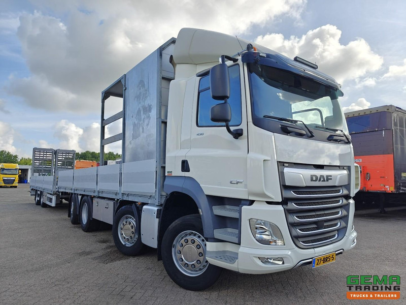 DAF CF 430 FAX 8x2/6 Dagcabine Euro6D - Machine Transporter + 2assige Aanhanger - Hydraulische Rampen - Afneembare 10.000L WaterTank - 20.000km! Origineel - شاحنة نقل سيارات شاحنة: صور 4 DAF CF 430 FAX 8x2/6 Dagcabine Euro6D - Machine Transporter + 2assige Aanhanger - Hydraulische Rampen - Afneembare 10.000L WaterTank - 20.000km! Origineel - شاحنة نقل سيارات شاحنة: صور 4