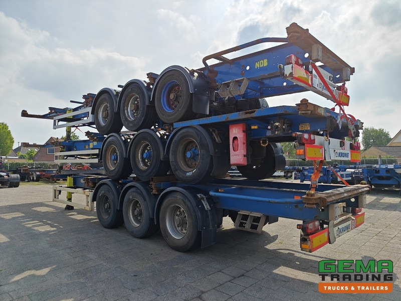 Krone SDC 27 3-assen BPW - DrumBrakes - 4700KG - 2x 20FT 1x 30FT 1x40FT - Package of 3 - NL kentekens - شاحنات الحاويات / جسم علوي قابل للتغيير نصف مقطورة: صور 4 Krone SDC 27 3-assen BPW - DrumBrakes - 4700KG - 2x 20FT 1x 30FT 1x40FT - Package of 3 - NL kentekens - شاحنات الحاويات / جسم علوي قابل للتغيير نصف مقطورة: صور 4
