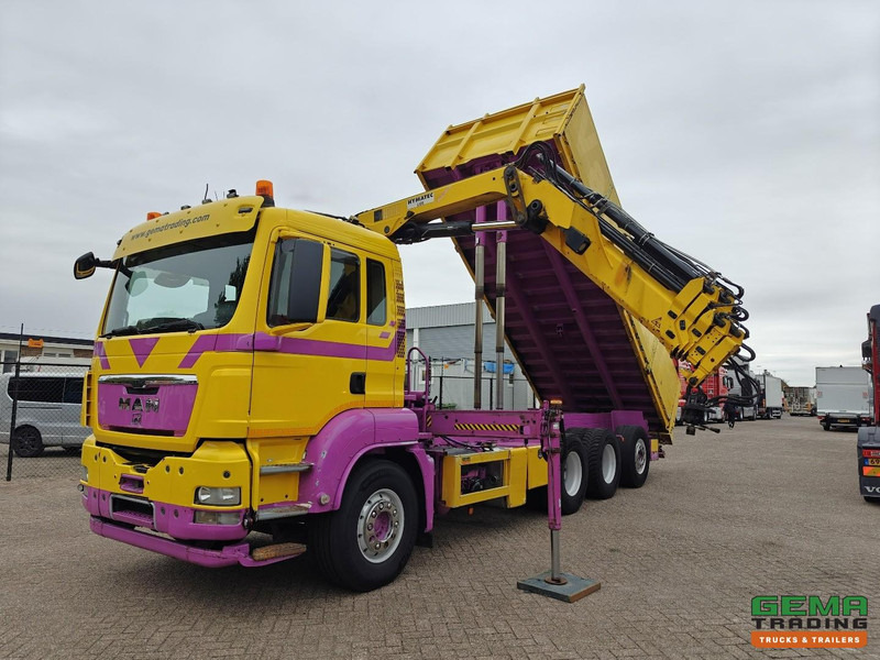 MAN TGS 35.440 8x4/4 Dagcabine Euro5 - Hymatec Kipper + Hiab 166 ES-4 Pro - Alcoa - 02/2026 APK - قلابات, شاحنة كرين: صور 1 MAN TGS 35.440 8x4/4 Dagcabine Euro5 - Hymatec Kipper + Hiab 166 ES-4 Pro - Alcoa - 02/2026 APK - قلابات, شاحنة كرين: صور 1